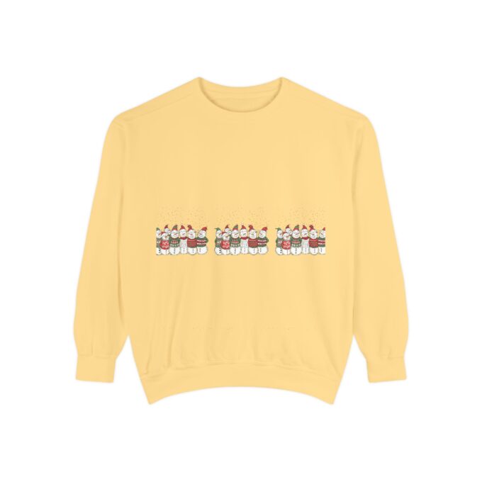 Christmas Snowman Sweatshirt – Cozy Festive Holiday Style - Image 2