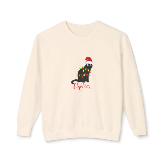 Christmas Gothic Cat Sweatshirt – Festive & Unique Crewneck - Image 7