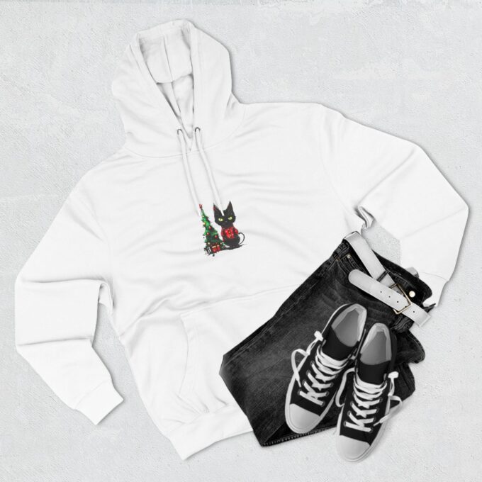 Christmas Ghothic Tree ,Three-Panel Fleece Hoodie - Image 3