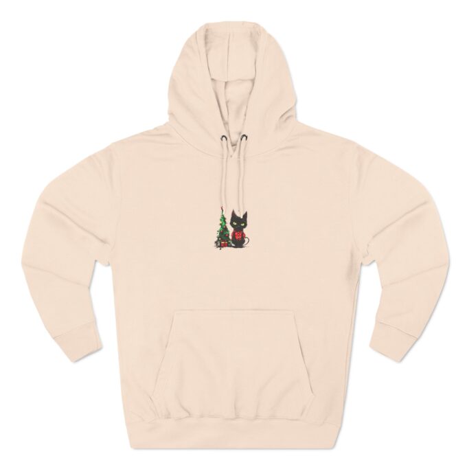 Christmas Ghothic Tree ,Three-Panel Fleece Hoodie - Image 5