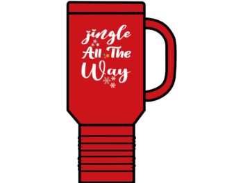 Insulated travel mug Holiday coffee mug Christmas drinkware 40oz travel mug