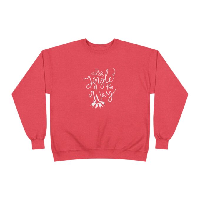 Jingle All The Way Crewneck Sweatshirt – Festive and Cozy - Image 9