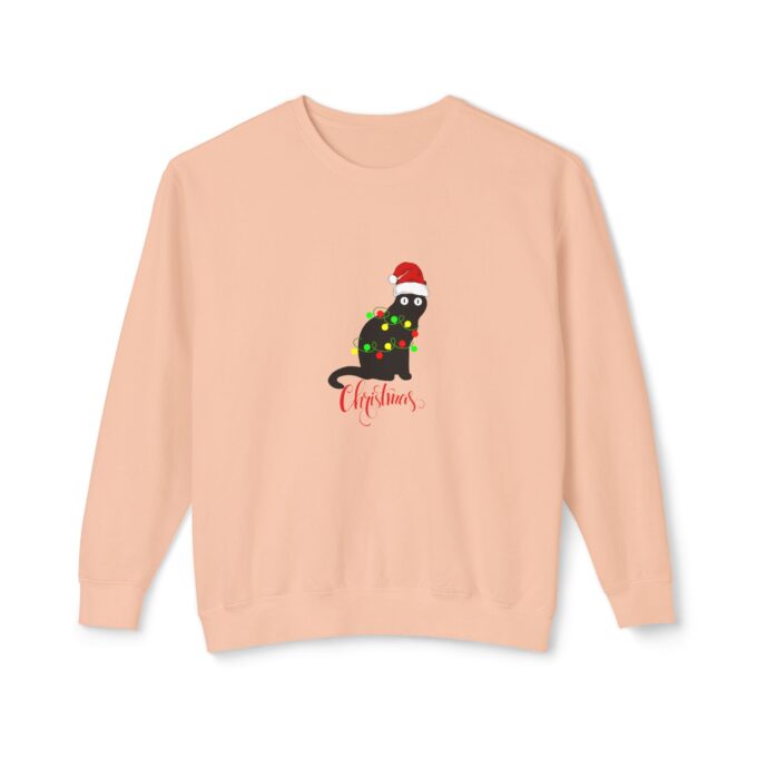 Christmas Gothic Cat Sweatshirt – Festive & Unique Crewneck - Image 8