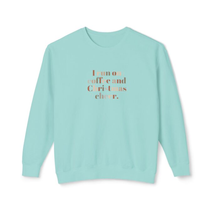 I Run on Coffee & Christmas Cheer Sweatshirt - Image 4