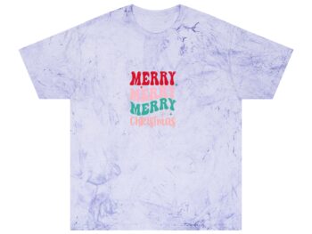 Merry Merry Christmas T-Shirt Unisex Christmas shirt Holiday color blast tee Festive Christmas t-shirt Christmas gift shirt
