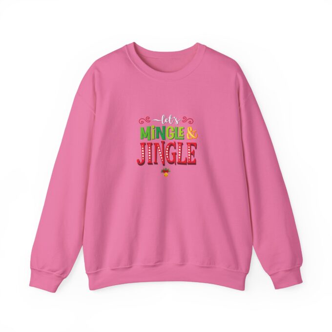 Let’s Mingle & Jingle Sweatshirt – Cozy Christmas sweatshirt - Image 7