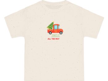Christmas vintage T-shirt Red truck holiday shirt Festive Christmas tee Jingle all the way shirt