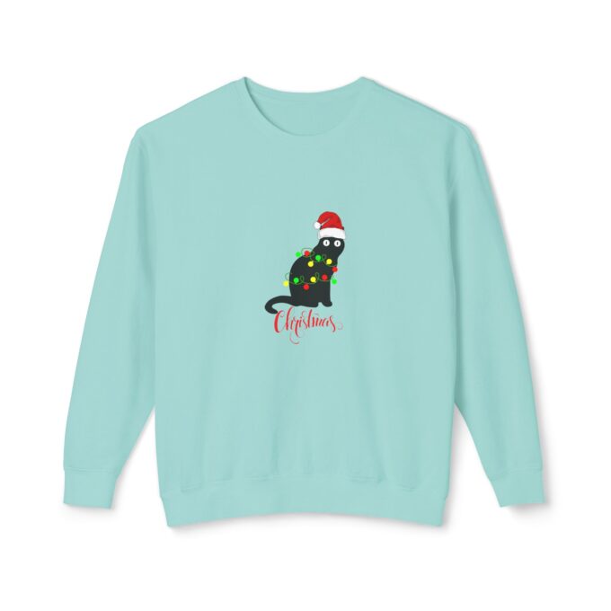 Christmas Gothic Cat Sweatshirt – Festive & Unique Crewneck - Image 3