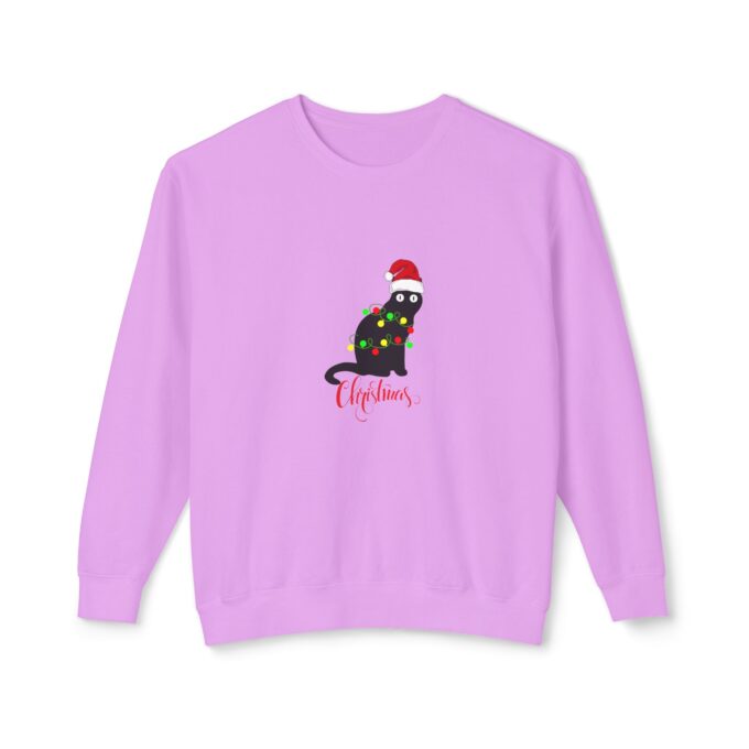 Christmas Gothic Cat Sweatshirt – Festive & Unique Crewneck - Image 10