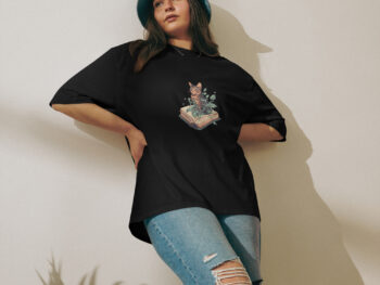 Cat reading a book t-shirt Book lover cat shirt Literary cat graphic tee Funny cat reading shirt Cat lover reading t-shirt