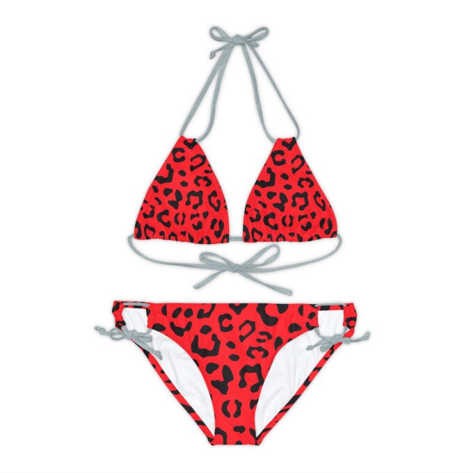 Leopard Women’s Strappy Bikini Set – Bold & Stylish Swimwear - Image 10