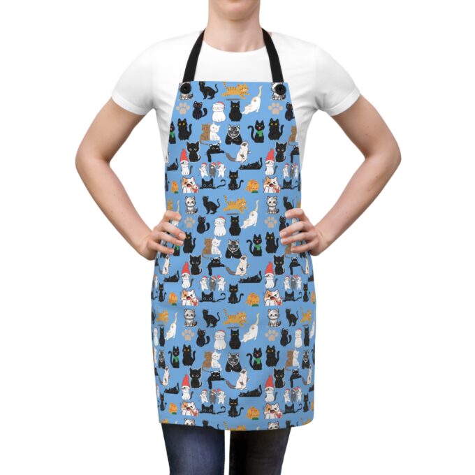 Black Cat Apron – Stylish & Functional Kitchen Wear - Image 3