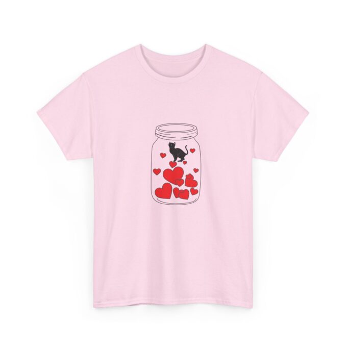 Gothic Cat Valentine Unisex Tee – Bold & Comfortable - Image 12