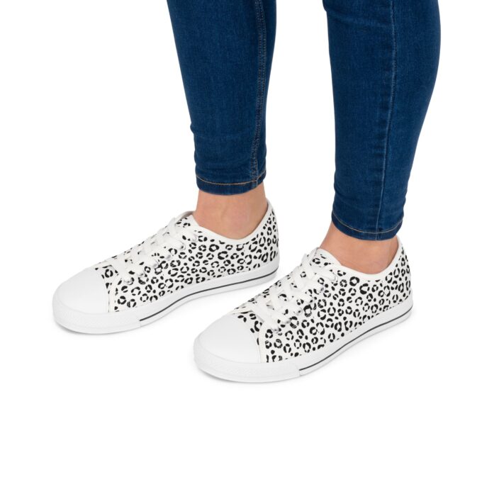 Leopard Women's Low Top Sneakers – Stylish & Comfortable - Image 5