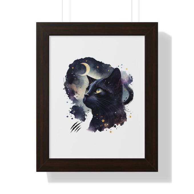 Gothic Cat Christmas Poster – Unique Holiday Wall Art - Image 4