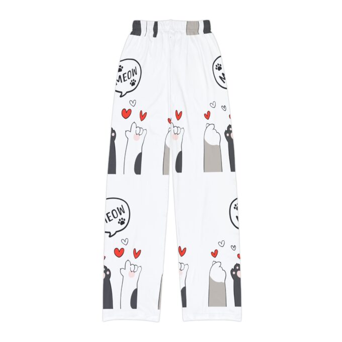 Gothic cat Christmas Kids Pajama Pant - Image 2