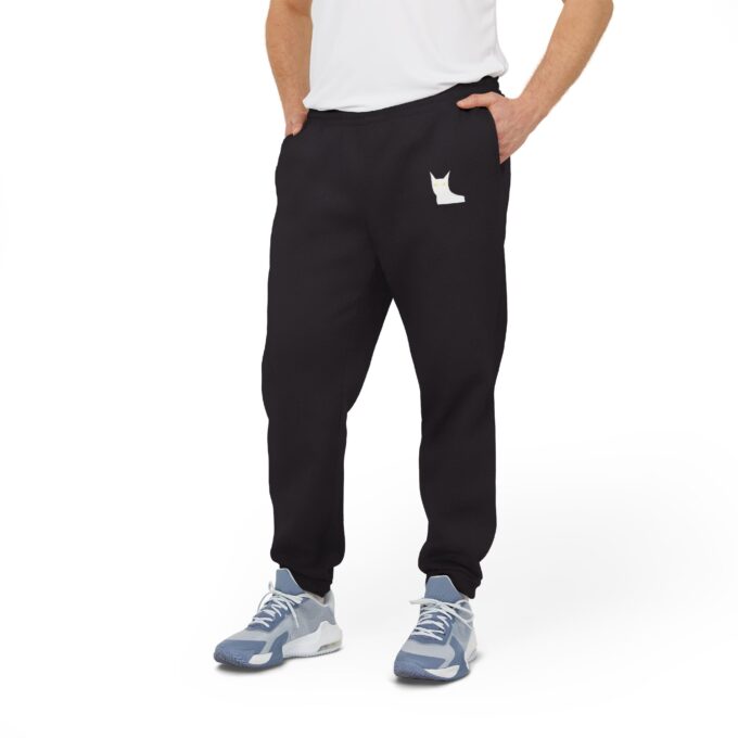 Black Cat adidas Fleece Joggers – Unisex Comfort & Style - Image 12