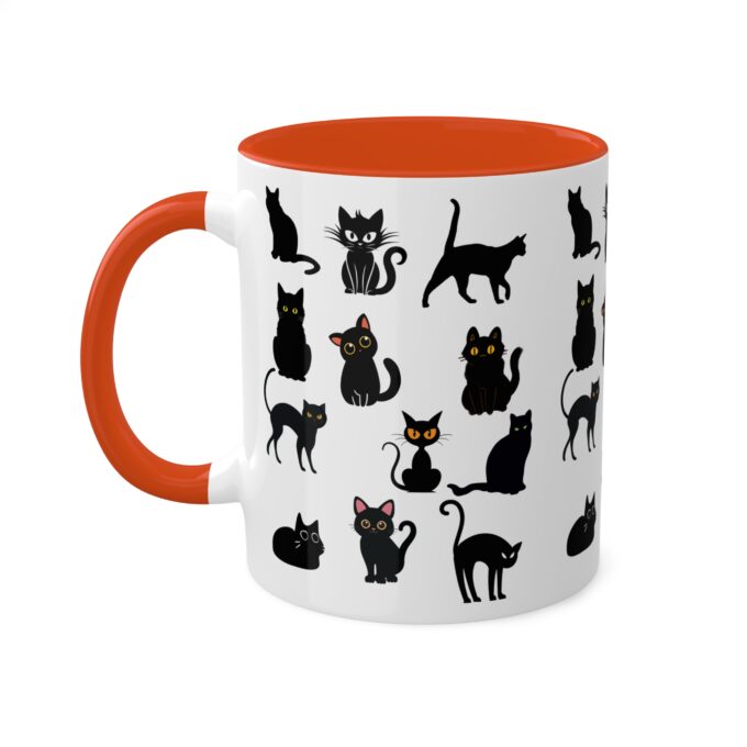 Black Cat Christmas Mug – Festive & Fun Drinkware - Image 8