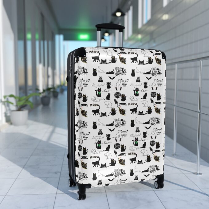 Black Cat Suitcase – Stylish & Durable Travel Gear - Image 14