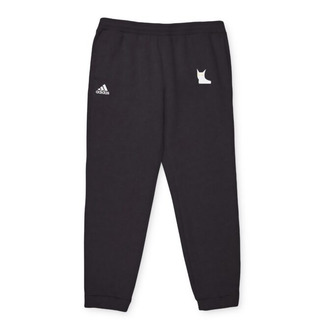 Black Cat adidas Fleece Joggers – Unisex Comfort & Style - Image 10