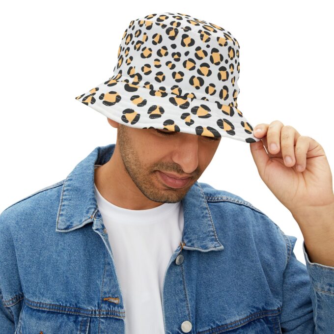 Leopard Bucket Hat – Trendy & Functional Fashion Accessory - Image 5