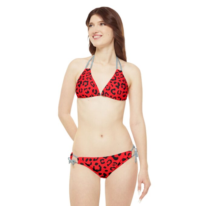 Leopard Women’s Strappy Bikini Set – Bold & Stylish Swimwear - Image 11