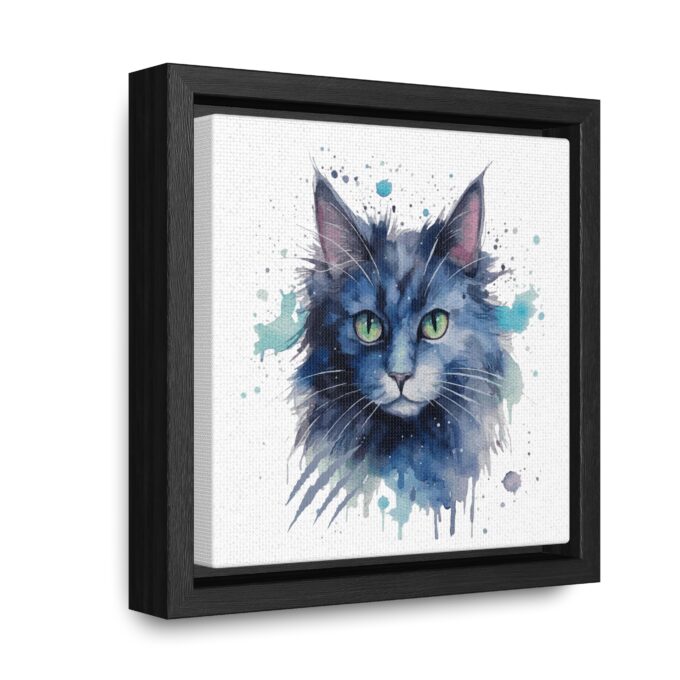 Gothic Cat Christmas Canvas Wraps – Unique Holiday Wall Art - Image 2