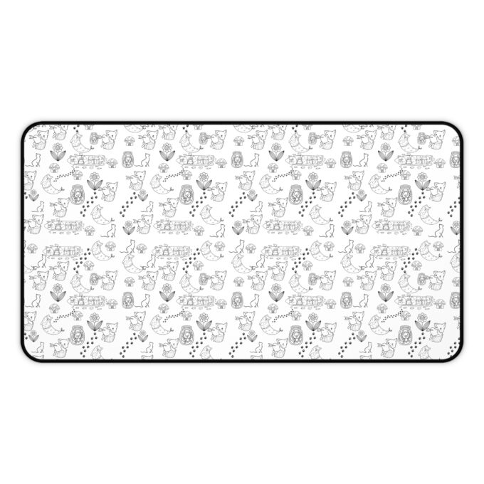 Gothic Cute Cat Christmas Desk Mat – Festive and Unique - Image 4