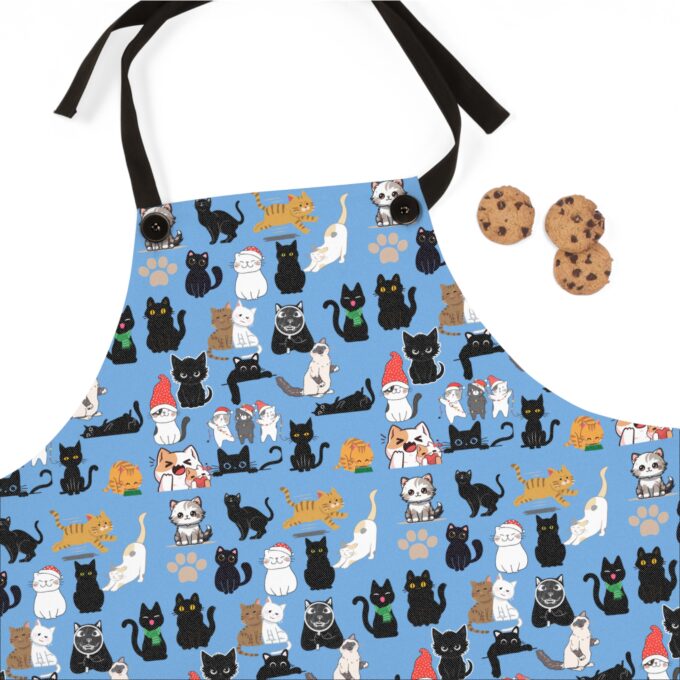 Black Cat Apron – Stylish & Functional Kitchen Wear - Image 2