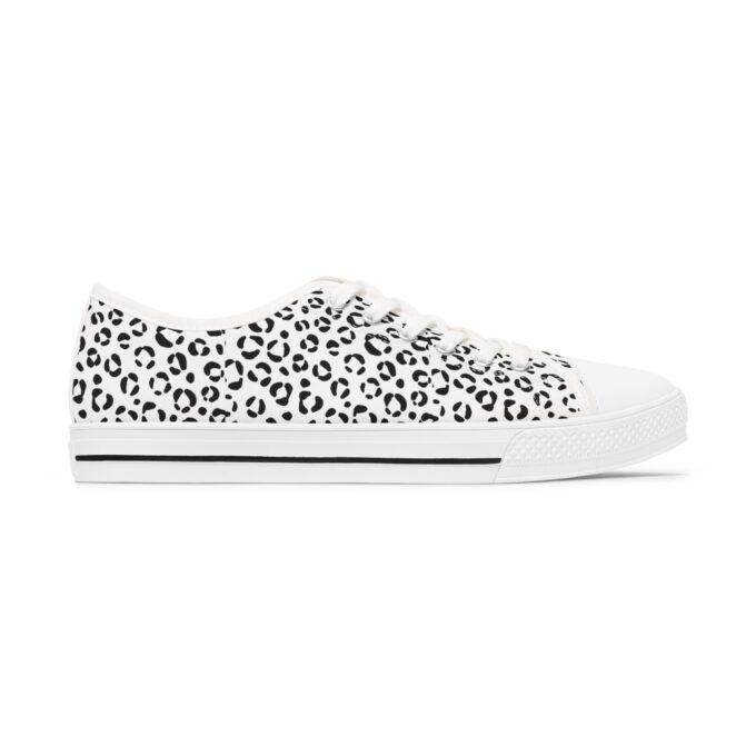 Leopard Women's Low Top Sneakers – Stylish & Comfortable - Image 4