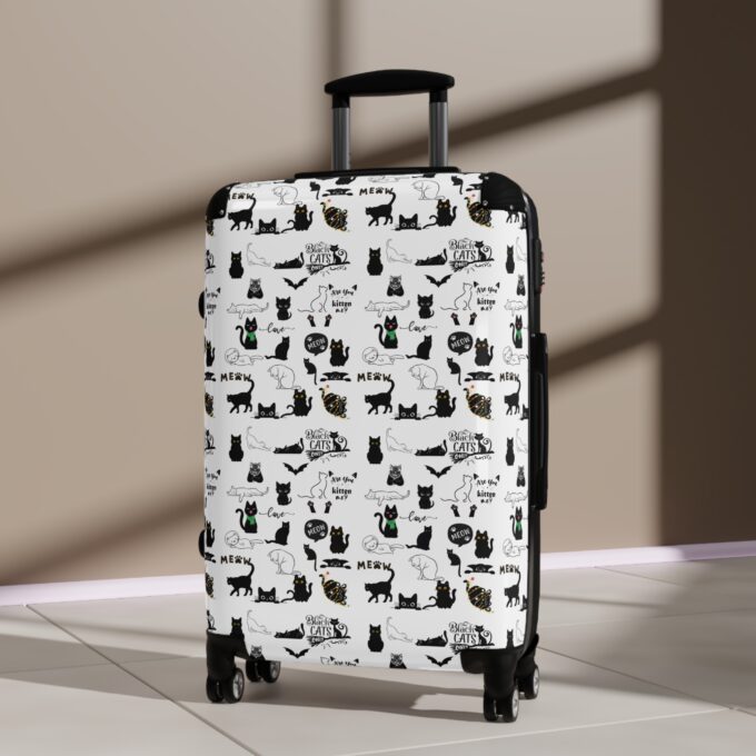 Black Cat Suitcase – Stylish & Durable Travel Gear - Image 12