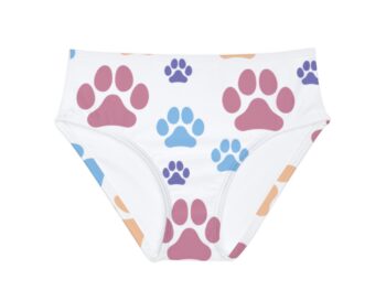 Gothic cat swimsuit bottom Girls' holiday swimwear Christmas-themed swimsuit Festive girls' swimwear Comfortable swim bottom for kids