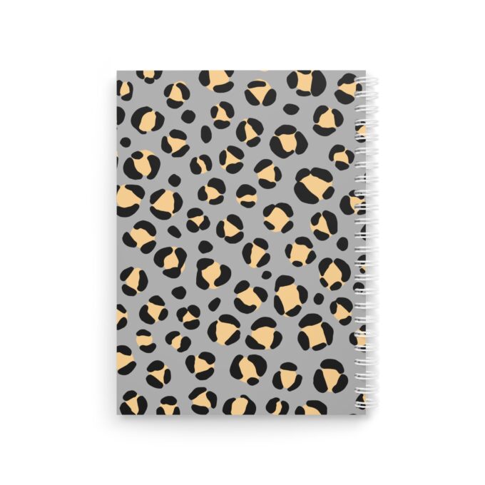 Black Cat Valentine Spiral Notebook, 120 Lined Pages - Image 2