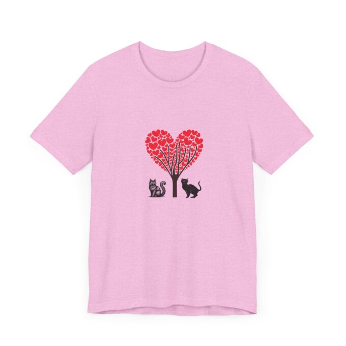 Gothic Cat Valentine Tee – Stylish Unisex Comfort - Image 13