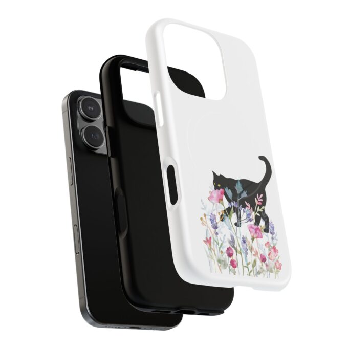 Black Cat Valentine Tough Magnetic Case – Stylish & Durable - Image 9