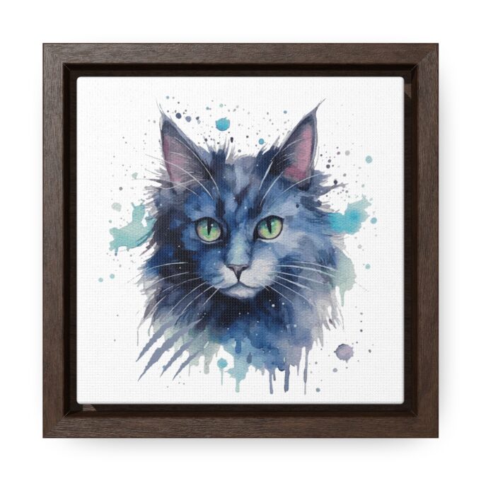 Gothic Cat Christmas Canvas Wraps – Unique Holiday Wall Art - Image 5