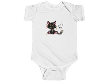 Christmas infant bodysuit Gothic baby clothing Baby holiday bodysuit Christmas baby outfit Fine jersey bodysuit