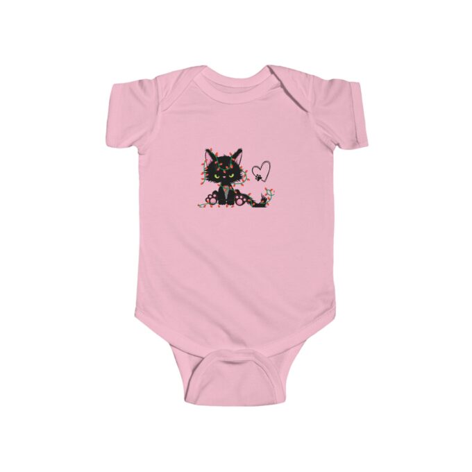 Gothic Cat Christmas Infant Bodysuit - Unique Baby Holiday Fashion - Image 9