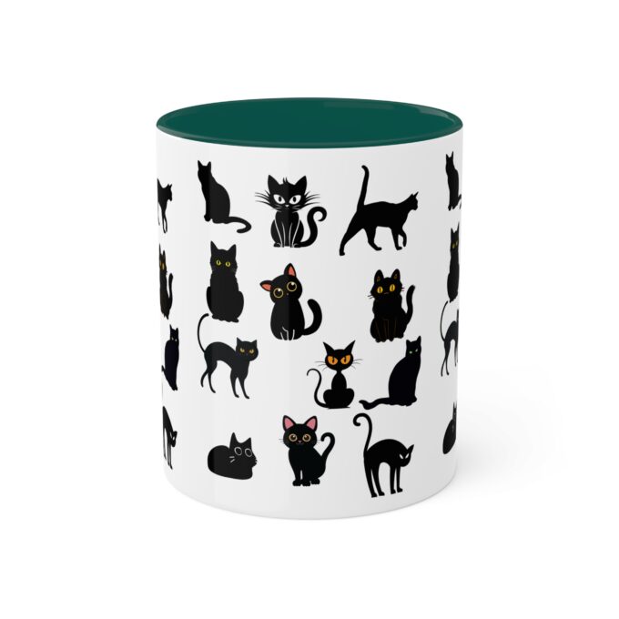 Black Cat Christmas Mug – Festive & Fun Drinkware - Image 11