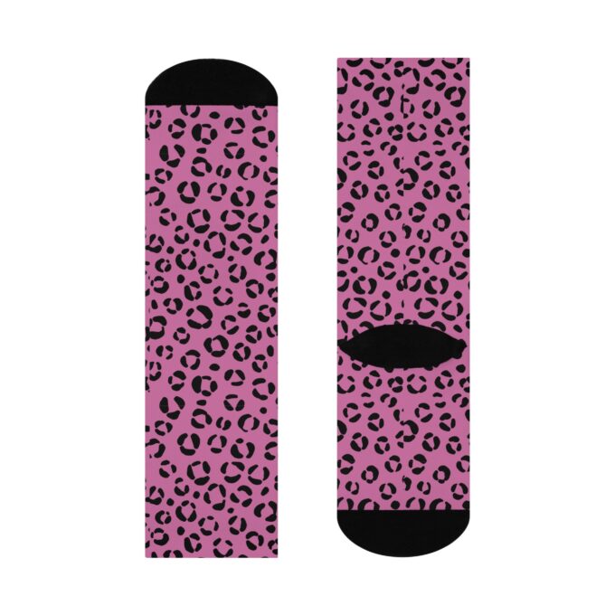 Leopard Cushioned Crew Socks – Comfort & Style Combined - Image 4