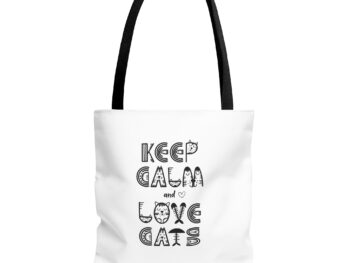 Gothic cat Christmas tote Holiday tote bag Gothic Christmas accessories Unique holiday bag