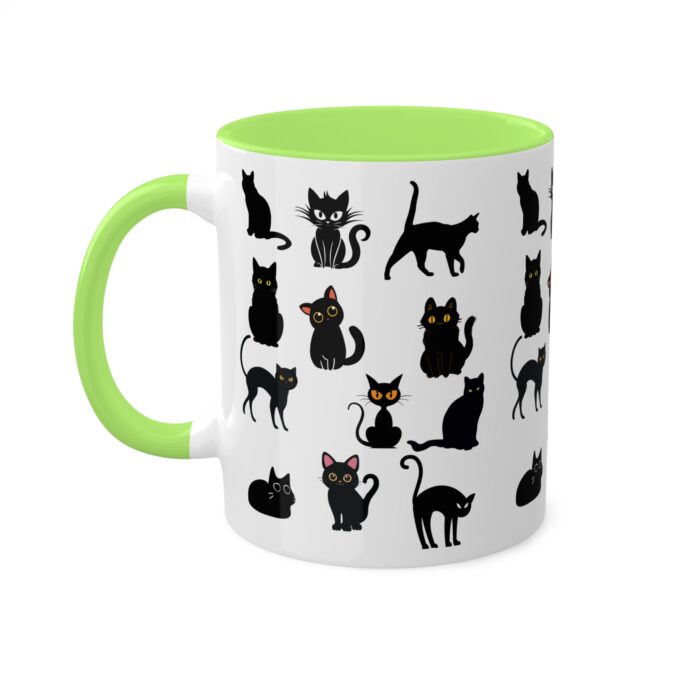 Black Cat Christmas Mug – Festive & Fun Drinkware - Image 10