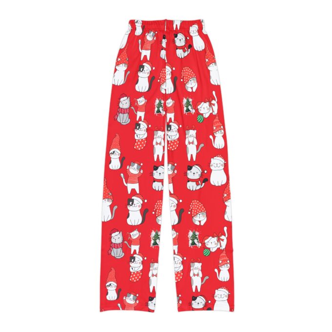 Black Cat Kids Pajama Pants – Cute & Comfy Sleepwear - Image 3