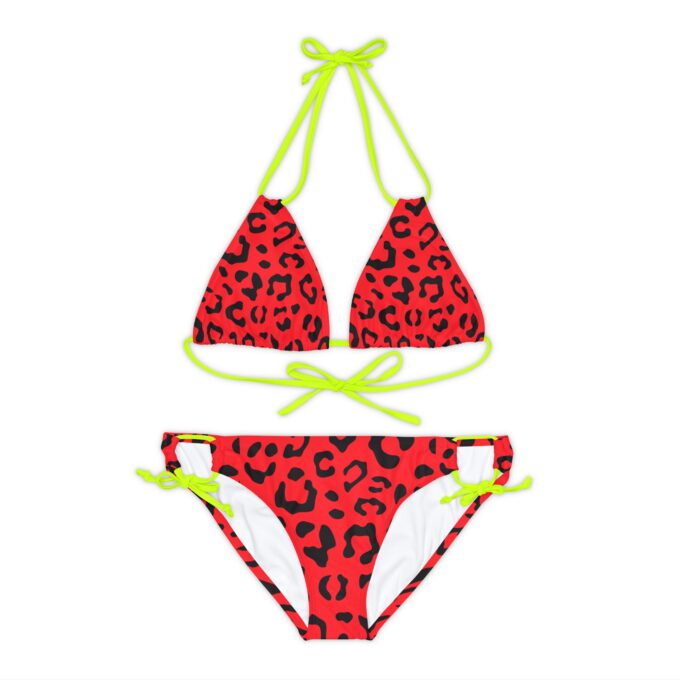 Leopard Women’s Strappy Bikini Set – Bold & Stylish Swimwear - Image 8