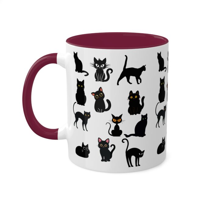 Black Cat Christmas Mug – Festive & Fun Drinkware - Image 5