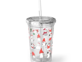 Black cat Valentine cup Acrylic Valentine’s drinkware Cat-themed reusable cups Stylish Valentine’s gift ideas