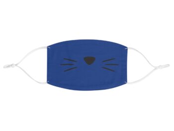 Gothic cat Christmas face mask Holiday fabric face mask Gothic-themed mask Christmas cat mask Festive reusable face mask