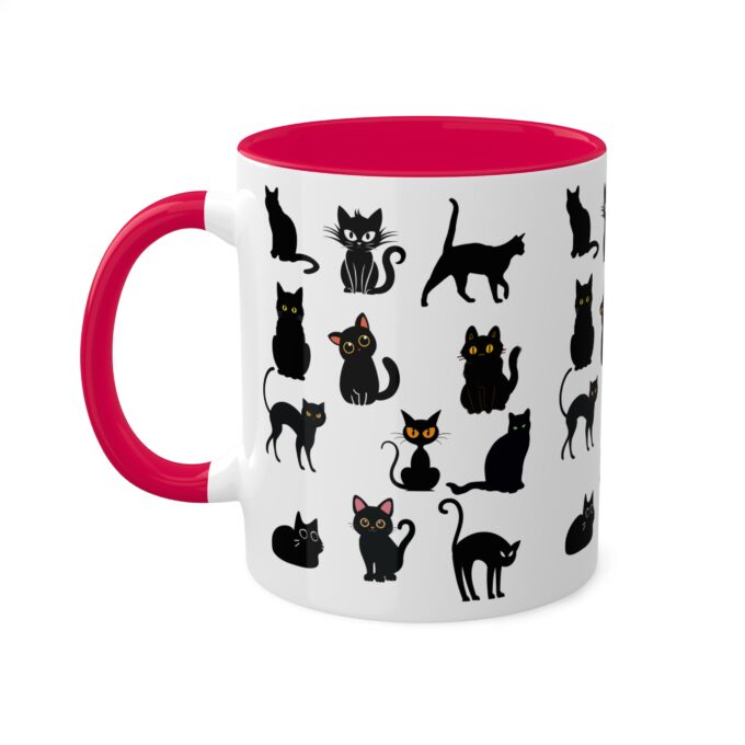 Black Cat Christmas Mug – Festive & Fun Drinkware - Image 2