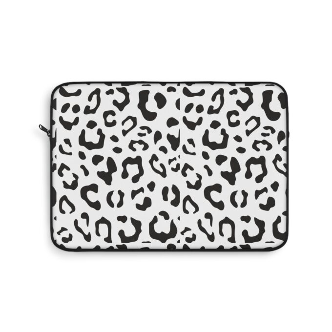 Leopard print laptop sleeve Stylish laptop case Laptop sleeve for protection Durable laptop cover