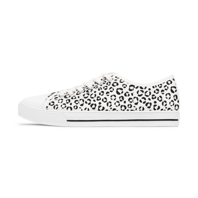 Leopard Women's Low Top Sneakers – Stylish & Comfortable - Image 2